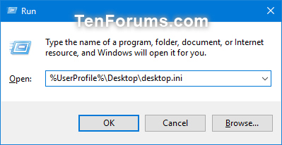 Change or Restore Desktop Folder Icon in Windows-run.png