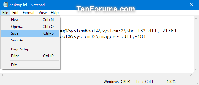 Change or Restore Desktop Folder Icon in Windows-save_desktop.ini_file.png