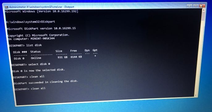 Erase Disk using Diskpart Clean Command in Windows 10-diskpart.jpg