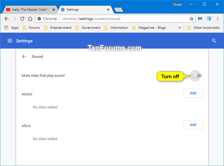 Allow or Block Sites to Play Sound in Google Chrome-chrome_sound_settings-5.jpg