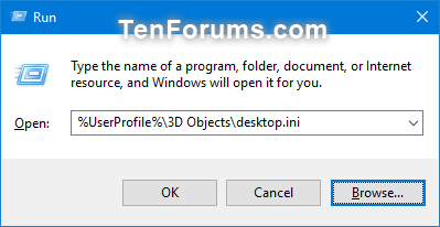 Change or Restore 3D Objects Folder Icon in Windows 10-run.png