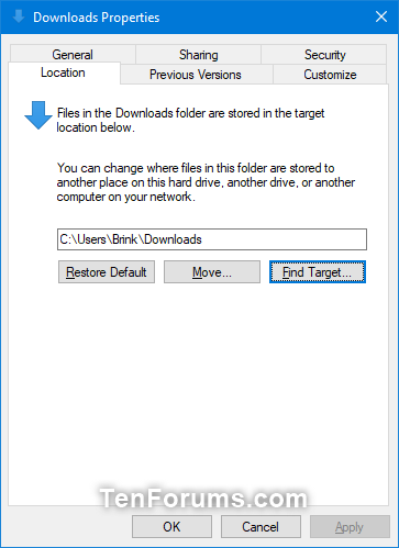 Change or Restore Downloads Folder Icon in Windows-downloads_folder_location.png