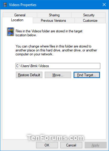 Change or Restore Videos Folder Icon in Windows-videos_folder_location.png