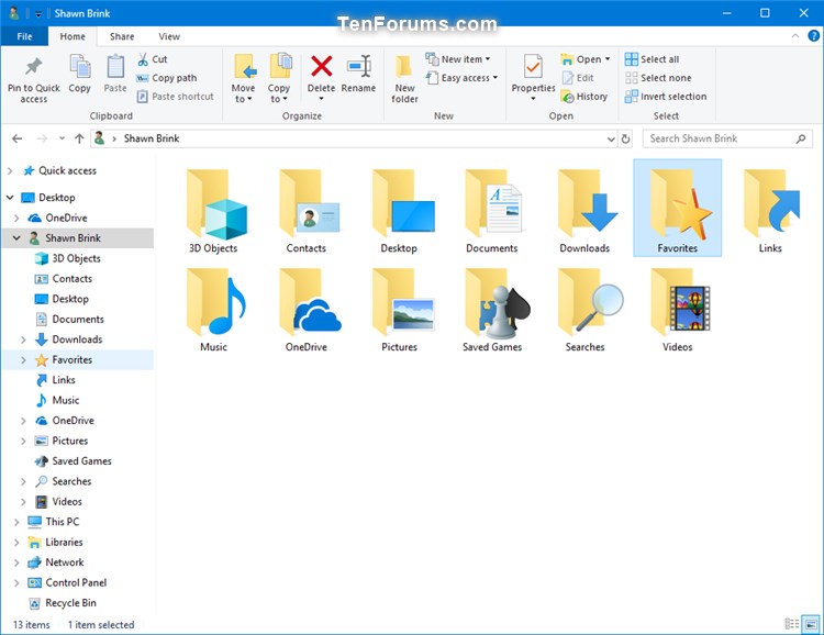 Change or Restore Favorites Folder Icon in Windows-favorites_folder-1.jpg