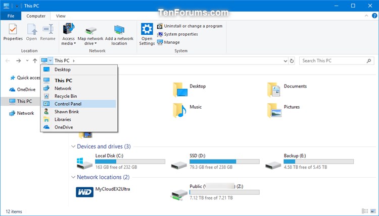 Change Control Panel Icon in File Explorer in Windows-control_panel-1.jpg