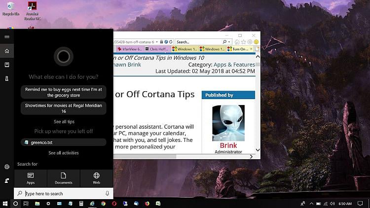 Turn On or Off Cortana Tips in Windows 10-desktop-0829cortana-fail.jpg