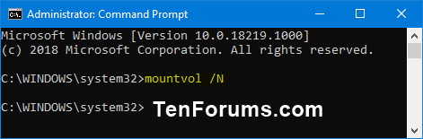 Enable or Disable Automount of New Disks and Drives in Windows-mountvol_n.png
