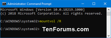 Remove Drive Letter in Windows 10-mountvol_r.png