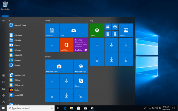 Start Menu Troubleshooter in Windows 10-start.png