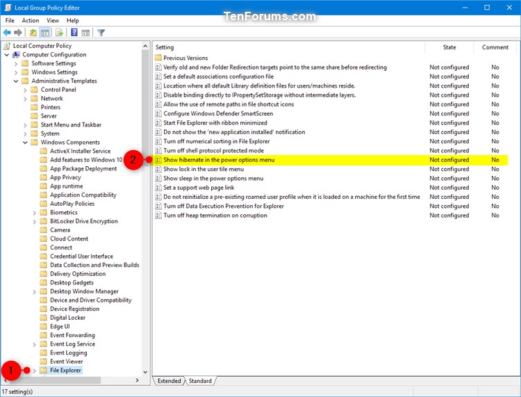 Add or Remove Hibernate from Power menu in Windows 10-hibernate_power_menu_gpedit-1.jpg