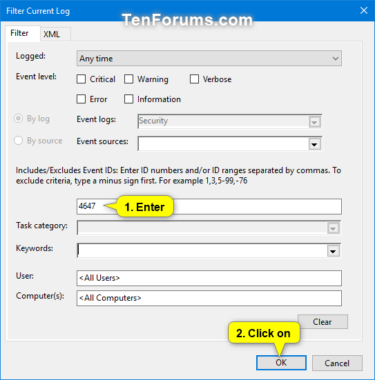 Read Logoff and Sign Out Logs in Event Viewer in Windows-user_initiated_logoff_event_logs-2.png