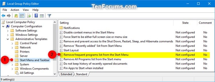Enable or Disable Most Used Apps on Start Menu in Windows 10-most_used_on_start_menu_gpedit-1.jpg