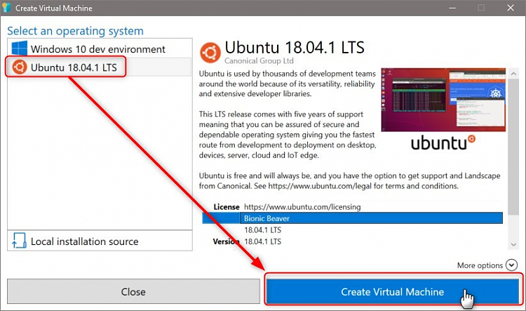 Hyper-V Quick Create - Setup Ubuntu Linux virtual machine-image.png