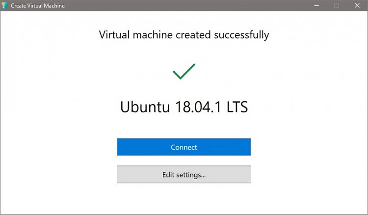 Hyper-V Quick Create - Setup Ubuntu Linux virtual machine-image.png