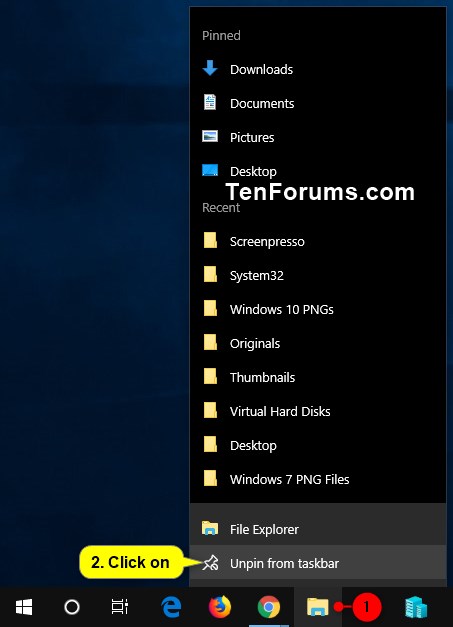 Add or Remove File Explorer on Taskbar in Windows 10-unpin_file_explorer_from_taskbar.jpg