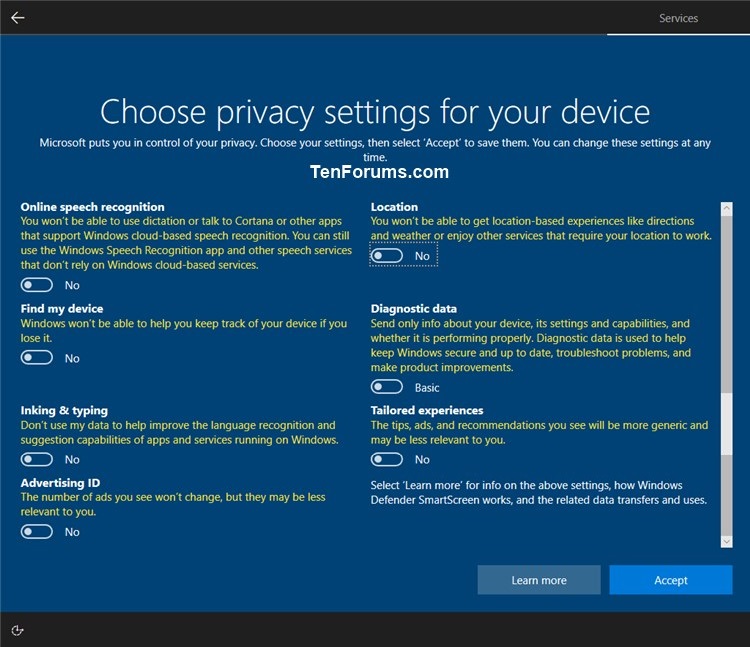 Enable or Disable Privacy Settings Experience at Sign-in in Windows 10-privacy_settings-2.jpg