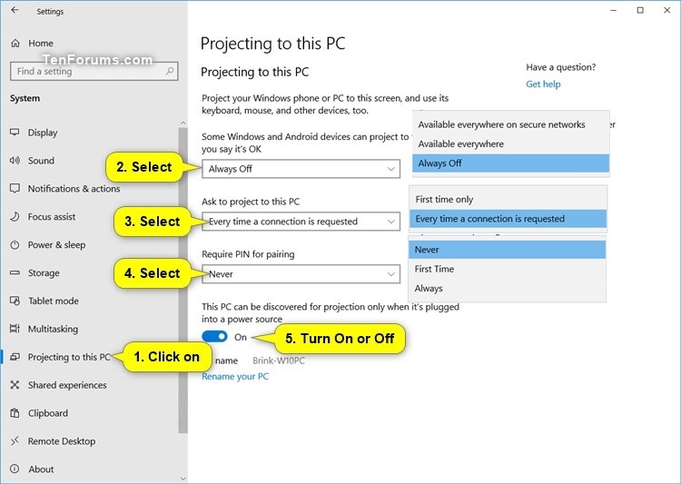 Turn On or Off Projecting to this PC in Windows 10-projecting_to_this_pc_settings.jpg