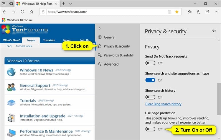 how to turn off microsoft edge in windows 10