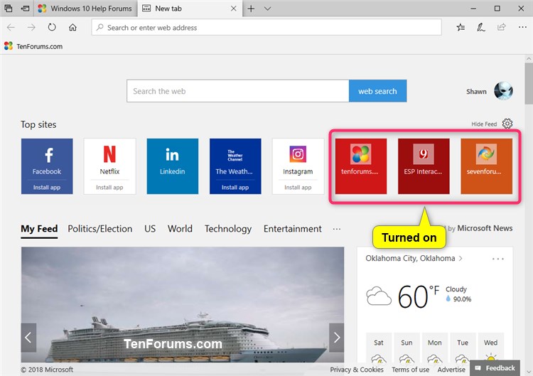 Turn On or Off Show Frequent Top Sites in Microsoft Edge in Windows 10-microsoft_edge_top_sites_on.jpg