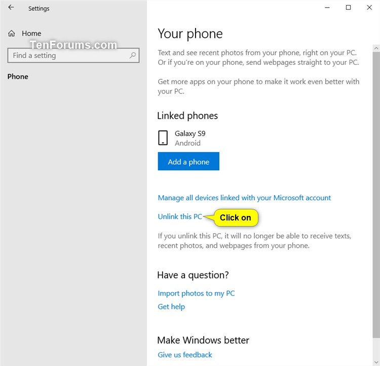 Unlink iPhone or Android Phone from Windows 10 PC-unlink_phone_on_windows_10_pc-1.jpg