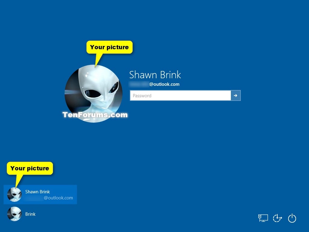 Change Account Picture In Windows 10 Tutorials