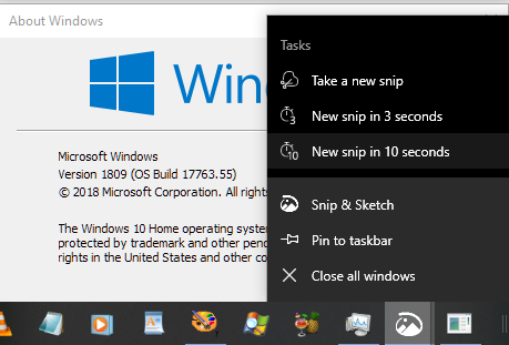 Chụp ảnh màn hình máy tính nhanh trên Windows 10 với Snip & Sketch