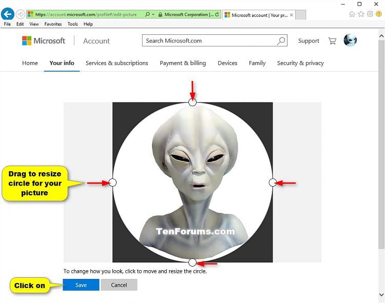 change microsoft account picture change microsoft account picture