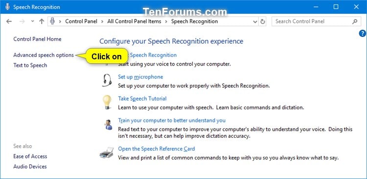 Windows Speech Recognition - Speech Recognition Software