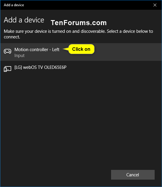 Setup and Pair Mixed Reality Motion Controllers in Windows 10-pair_mixed_reality_motion_controller-4.png