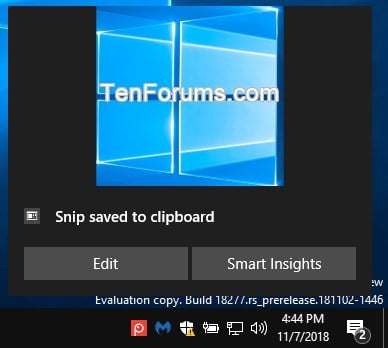 Take A Screen Snip With Snip Sketch In Windows 10 Tutorials