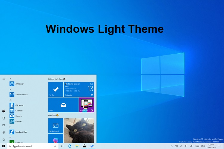 Change Default App &amp; Windows Mode to Light or Dark Theme in Windows 10-windows_light_theme.jpg