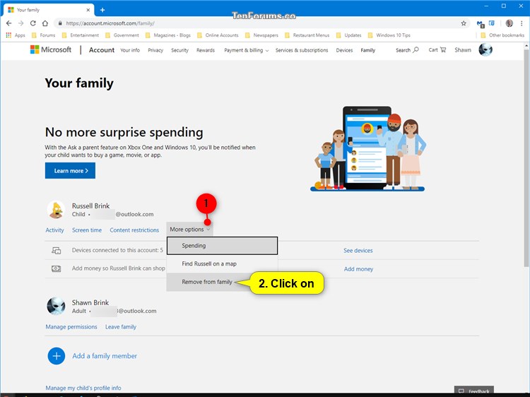 microsoft family change childs account password microsoft family change childs account password