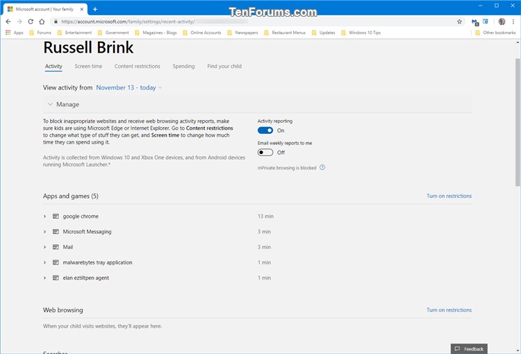 Manage Microsoft Family Settings for Child in Windows 10-activity-1.jpg