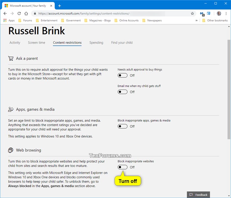 Manage Web Browsing Restrictions of Microsoft Family Child Member-manage_content_restrictions_family_settings_for_child-2.jpg