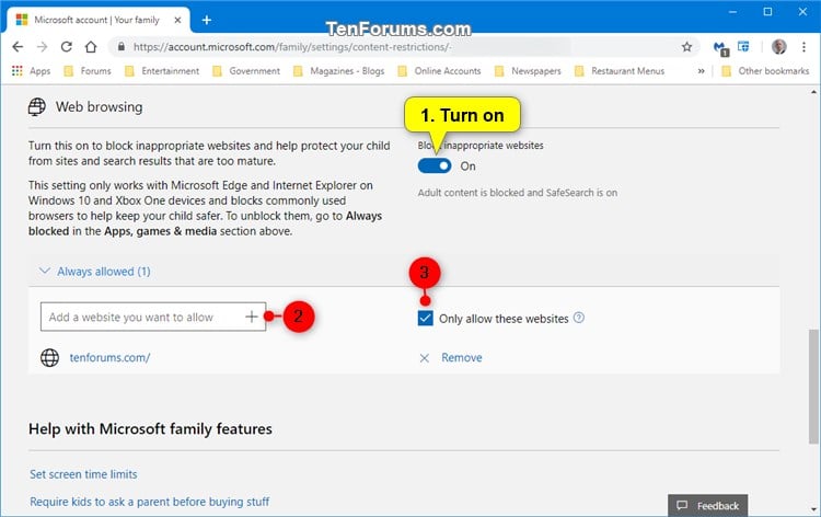 can i change a microsoft family member account from adult to child
