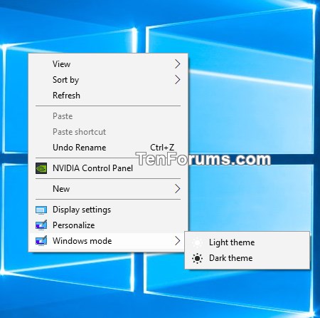 Add Windows Mode Context Menu for Light or Dark Theme in Windows 10-windows_mode_context_menu.jpg