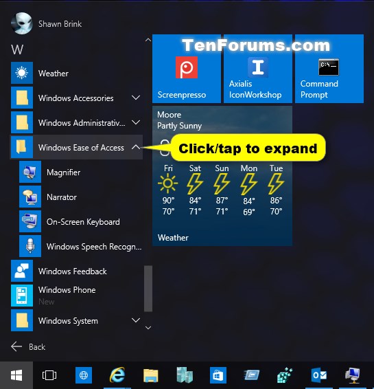 Open and Use All apps in Start menu in Windows 10-all_apps_expand_open_folders.jpg