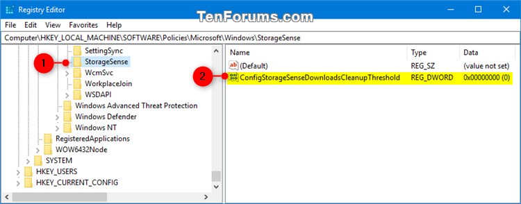 Specify Storage Sense Delete Files in Downloads Folder in Windows 10-storage_sense_downloads_folder_regedit-1.jpg