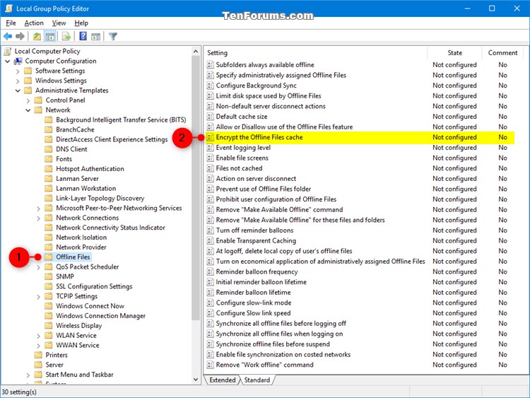 Encrypt or Unencrypt Offline Files Cache in Windows-encrypt_offline_files_gpedit-1.jpg