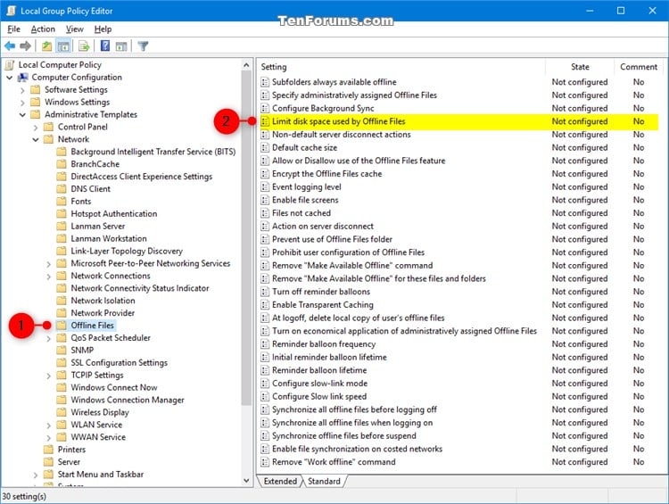 Change Offline Files Disk Usage Limits in Windows-offline_files_disk_usage_limits_gpedit-1.jpg