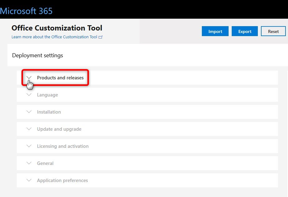 Office deployment Tool. Microsoft Office deployment Tool. Office 2016 deployment Tool. Office customization Tool (Oct). Customization tool