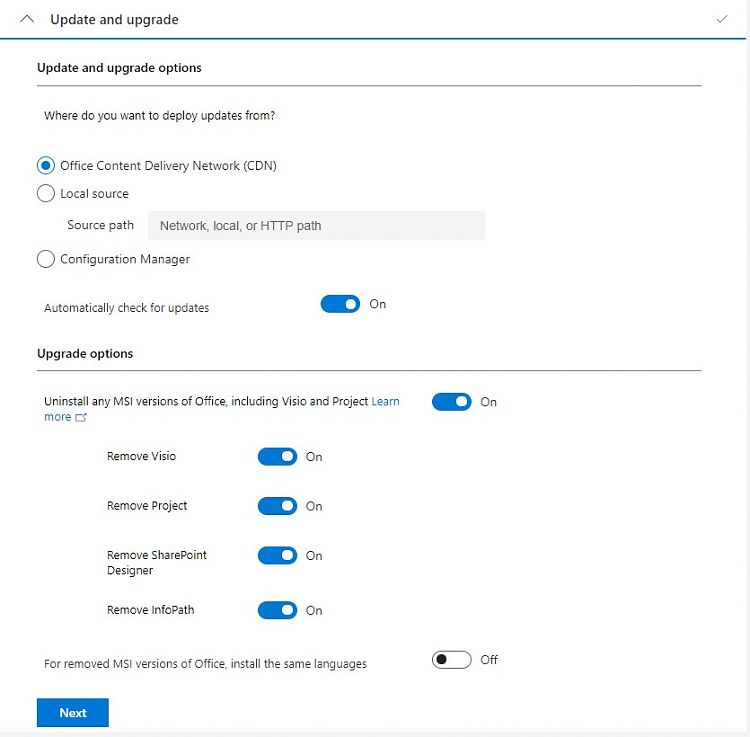 Custom install or change Microsoft Office with Office Deployment Tool Tutorials