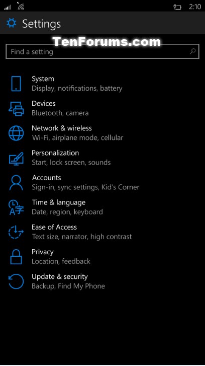 Open Settings on Windows 10 Mobile Phone-windows_10_phone_settings-4.jpg