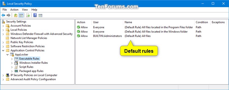 Use AppLocker to Allow or Block Executable Files in Windows 10-block_executable_in_applocker-5.jpg
