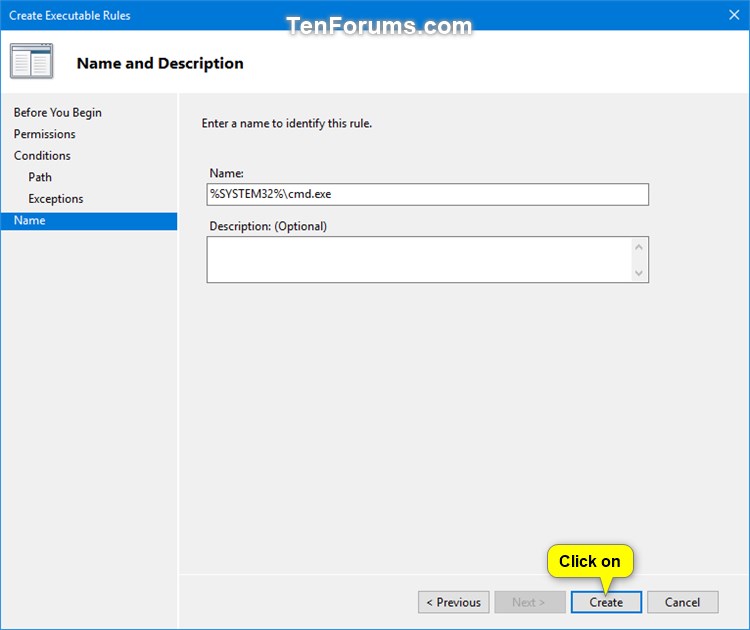 Use AppLocker to Allow or Block Executable Files in Windows 10-block_executable_in_applocker-11e.jpg