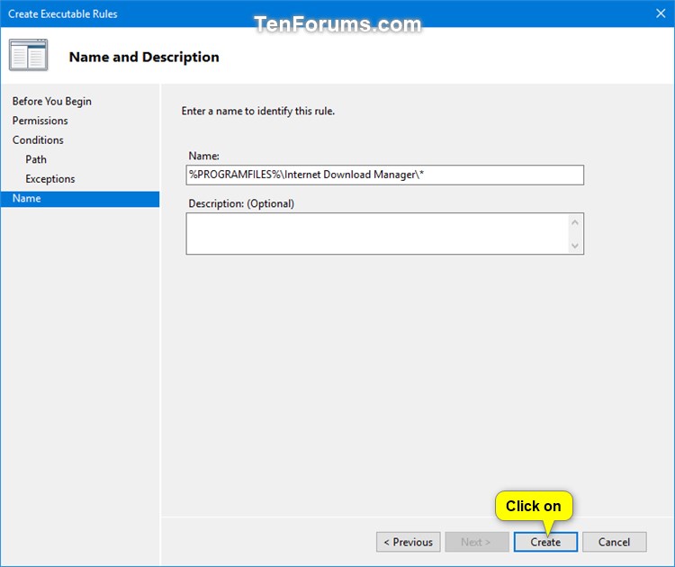 Use AppLocker to Allow or Block Executable Files in Windows 10-block_executable_in_applocker-12e.jpg