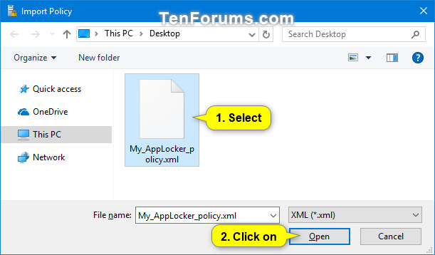 Export and Import AppLocker Policy for Rules in Windows 10-import_applocker_policy-2.png