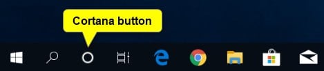 Hide or Show Cortana Button on Taskbar in Windows 10-cortana_button_on_taskbar.jpg