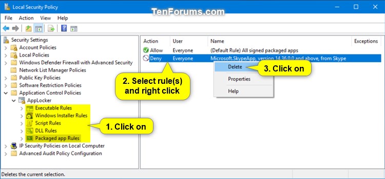 Delete AppLocker Rule in Windows 10-delete_applocker_rule-1.jpg