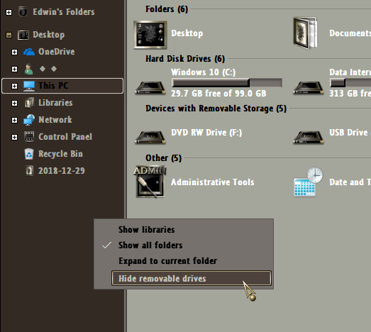 Add or Remove Duplicate Drives in Navigation Pane in Windows 10-001662.png